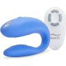 Вибратор для пар WE-VIBE MATCH голубой SNATSG5